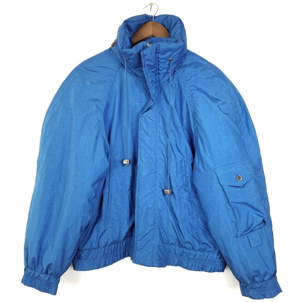 Vintage Women's Lining Full Zip Quilted Puffer Coat Snow Ski Jacket
